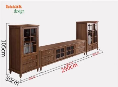 Tủ phòng khách gỗ hiện đại – Nâng tầm đẳng cấp cho tổ ấm-TPK 011