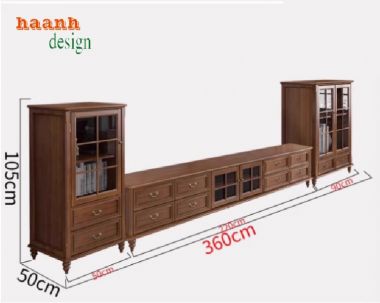 Tủ phòng khách gỗ hiện đại – Nâng tầm đẳng cấp cho tổ ấm-TPK 011
