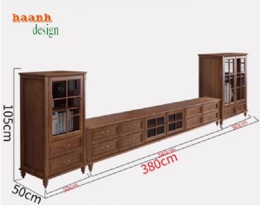 Tủ phòng khách gỗ hiện đại – Nâng tầm đẳng cấp cho tổ ấm-TPK 011