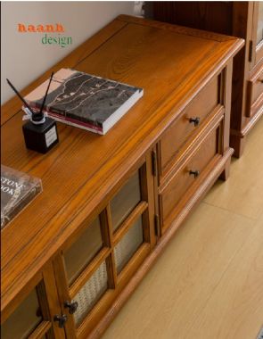 Gợi Ý Tủ Trang Trí Phòng Khách Đẹp Và Tiện Dụng-TPK 009