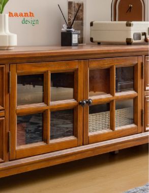 Gợi Ý Tủ Trang Trí Phòng Khách Đẹp Và Tiện Dụng-TPK 009