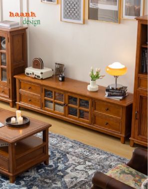 Gợi Ý Tủ Trang Trí Phòng Khách Đẹp Và Tiện Dụng-TPK 009