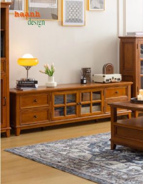 Gợi Ý Tủ Trang Trí Phòng Khách Đẹp Và Tiện Dụng-TPK 009