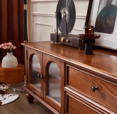 Tủ Gỗ Trang Trí Phòng Khách Đẹp – Giá Tốt, Chất Lượng Cao-TCC 012