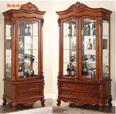 Tủ phòng khách tân cổ điển châu âu biệt thự sang trọng. TTC 003