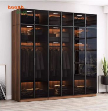 Những tính năng nổi bật của tủ quần áo gỗ cánh kính-TCK 002