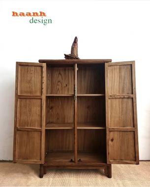 Tủ áo quần gỗ giả cổ đời minh tiện ích phong cách cho gia đình TAG 002