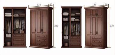 Mẫu tủ quần áo đẹp hiện đại cho phòng ngủ gia đình-TAH 011