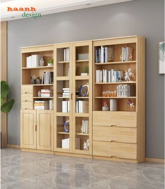 Kệ Tủ Sách Hiện Đại Đẹp Cho Phòng Làm Việc Gia Đình-THS 010