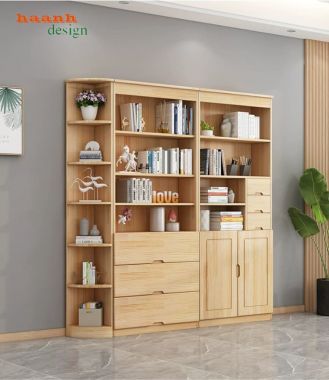 Kệ Tủ Sách Hiện Đại Đẹp Cho Phòng Làm Việc Gia Đình-THS 010