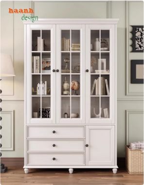 Tủ sách gỗ gia đình - Không gian đọc sách hoàn hảo-TSH 012