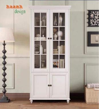 Tủ sách gỗ gia đình - Không gian đọc sách hoàn hảo-TSH 012