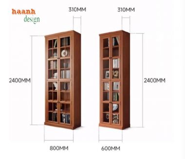 Tủ sách gia đình - Nơi lưu giữ tri thức trong không gian sống-TSH 011