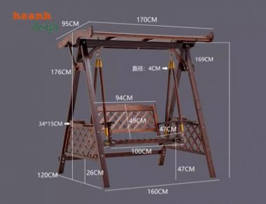 Trải Nghiệm Thú Vị Với Xích Đu Gỗ Ngoài Trời -GNT 011