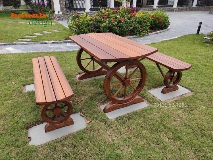 Bàn Ghế Sân Vườn Gỗ Teak