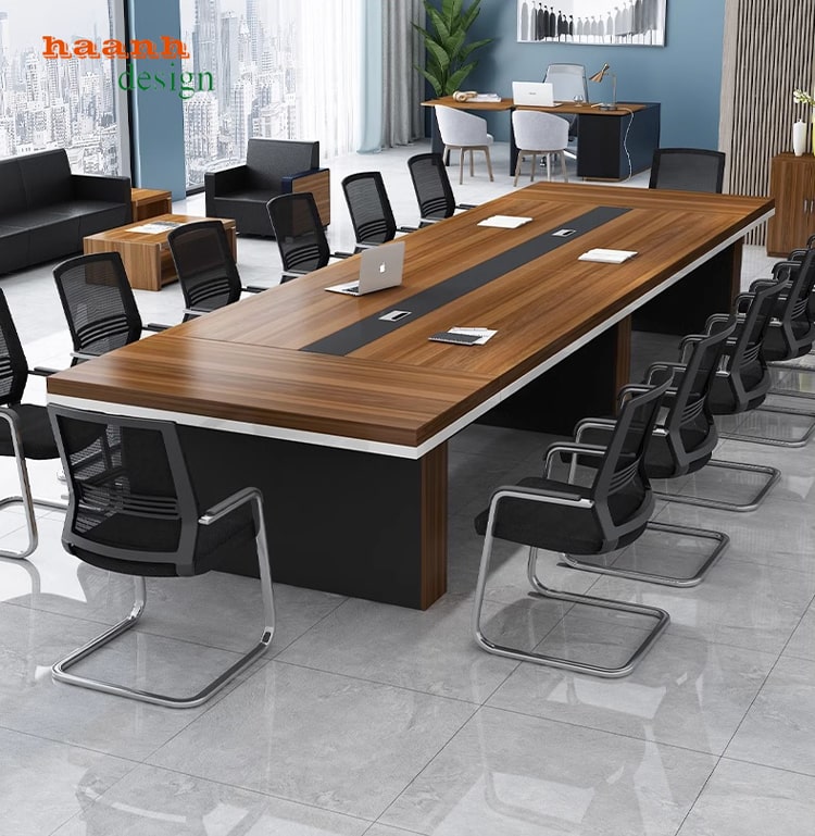 Bàn họp văn phòng gỗ công nghiệp