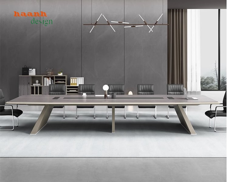 Bàn họp gỗ công nghiệp