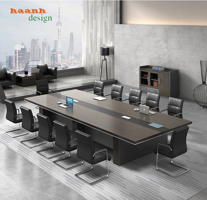 Bàn họp gỗ công nghiệp