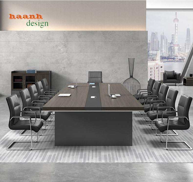 Bàn họp gỗ công nghiệp