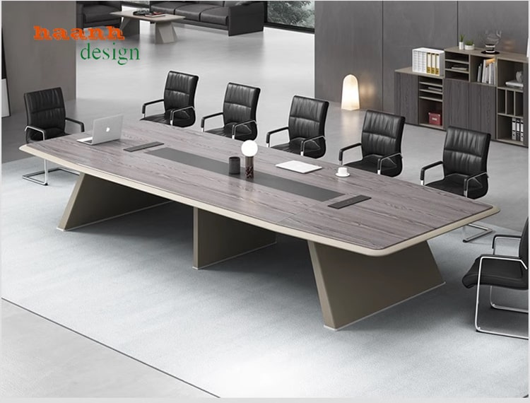 Bàn họp gỗ công nghiệp