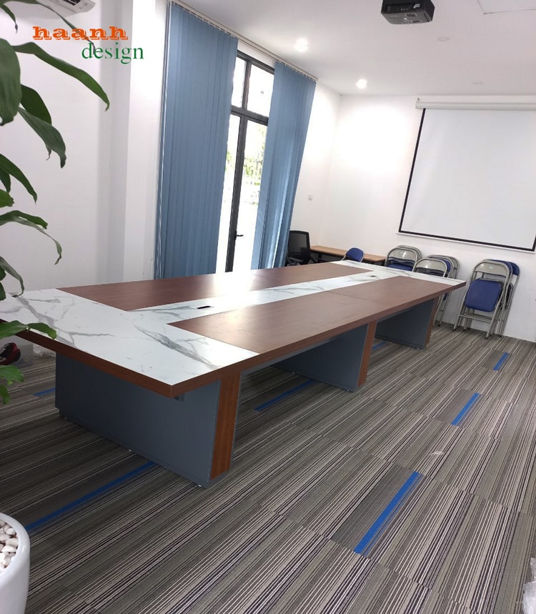 Bàn họp gỗ công nghiệp -2