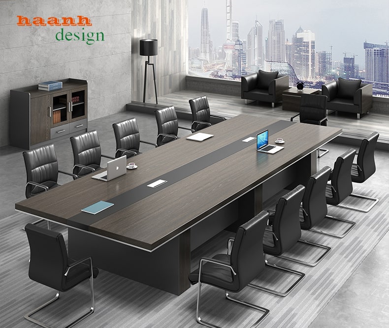 Bàn họp gỗ công nghiệp