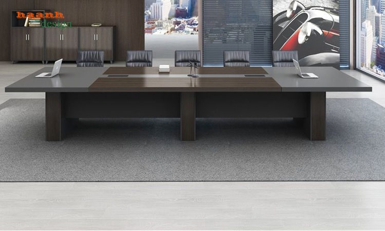 Bàn họp gỗ công nghiệp hiện đại