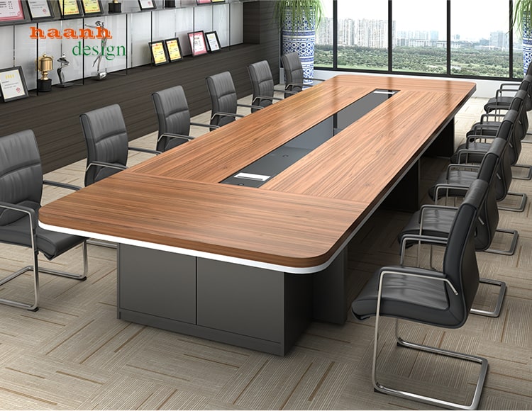 Bàn họp văn phòng gỗ công nghiệp