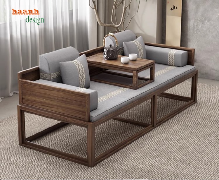 giường la hán gỗ sồi