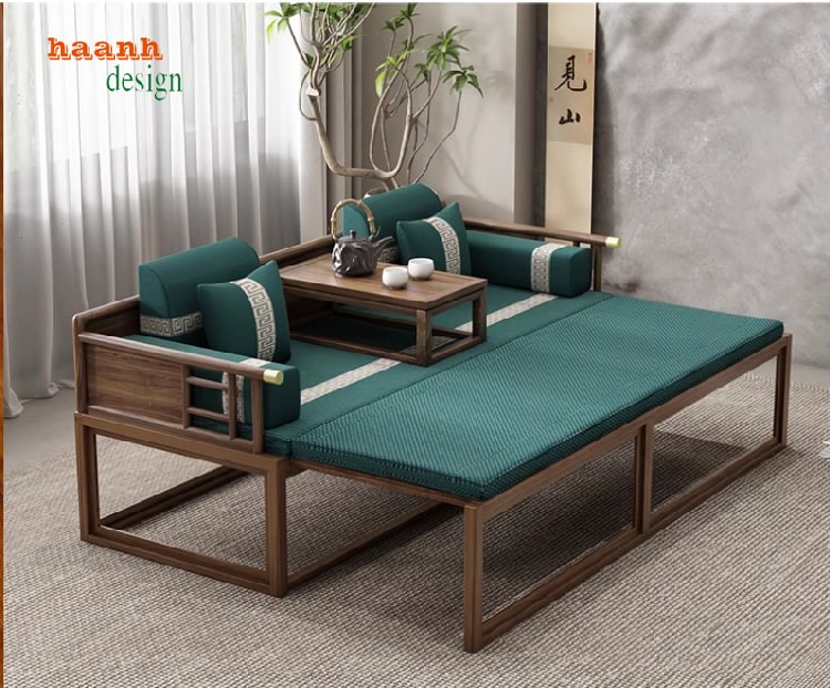 giường la hán gỗ sồi