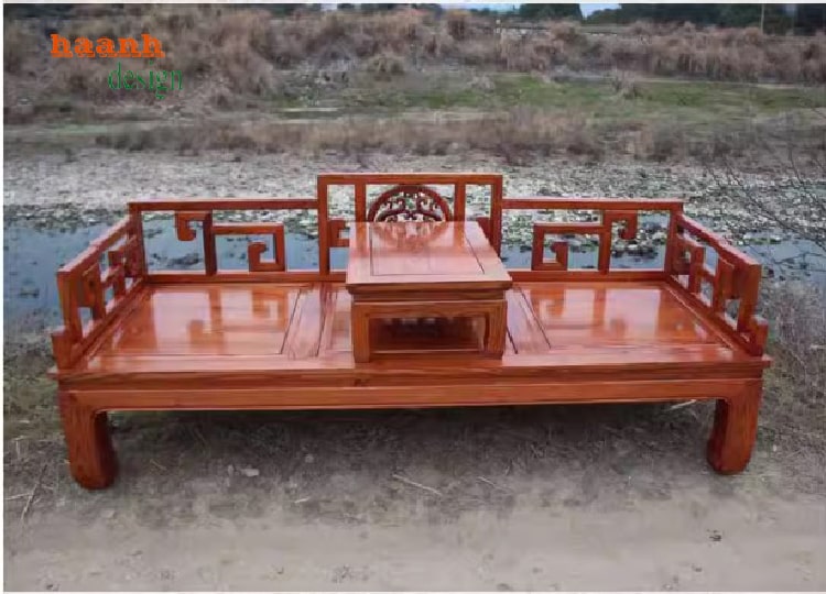 giường la hán gỗ tự nhiên
