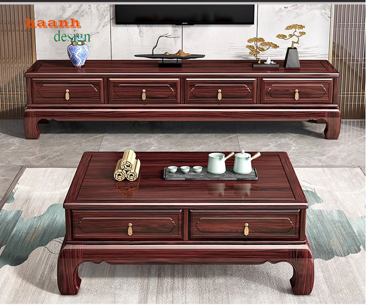 Giường la hán gỗ tự nhiên
