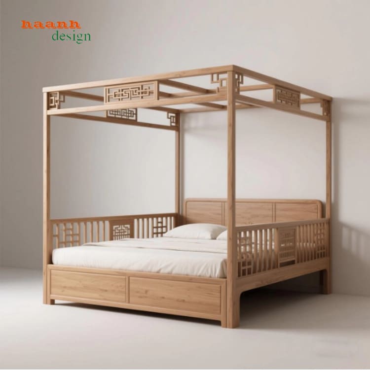 giường ngủ gỗ đời Tống cao cấp
