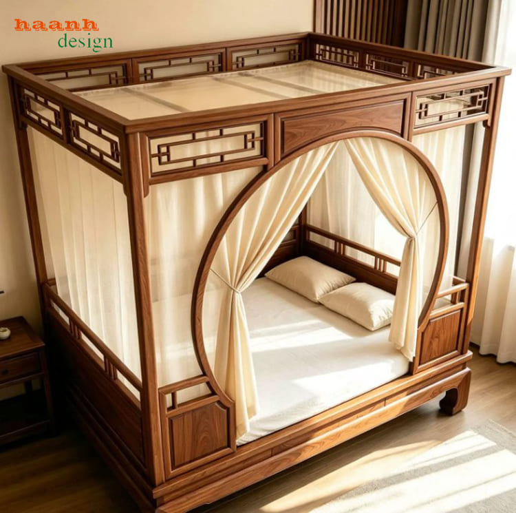 Giường la hán giả cổ SBT 018 nhìn từ trên Giường la hán giả cổ SBT 018 nhìn từ trên
