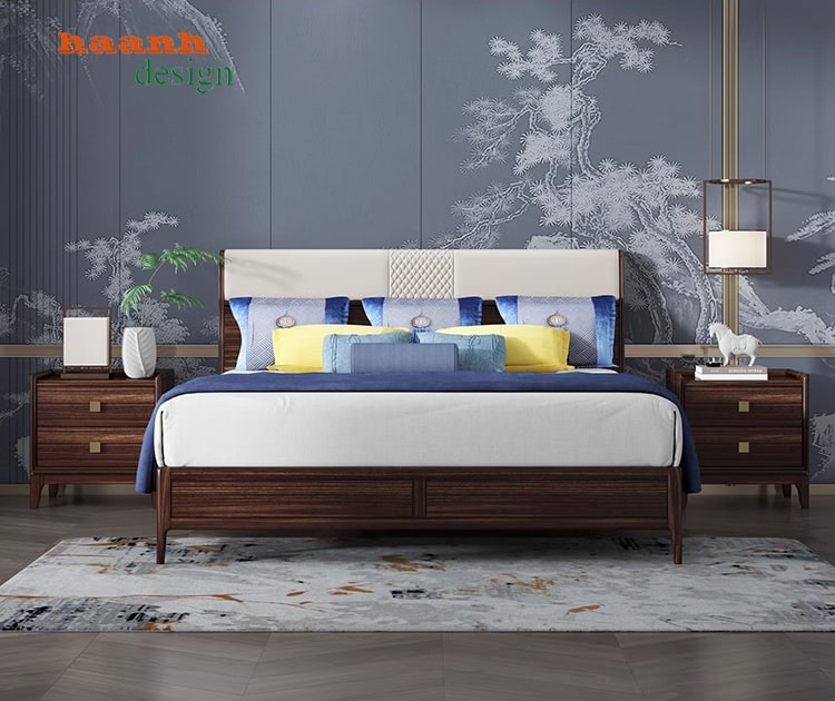 Giường ngủ gỗ tự nhiên