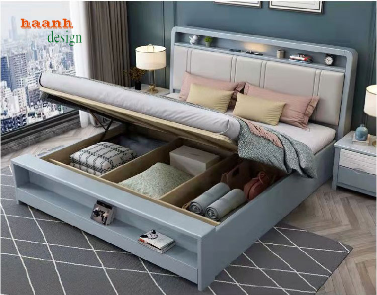 giường ngủ gỗ hiện đại