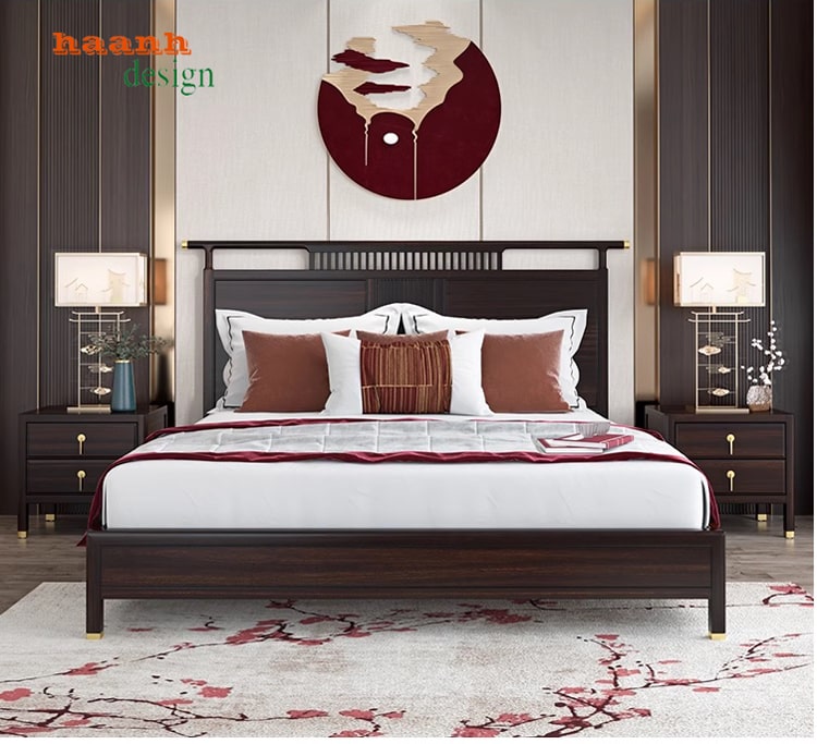 Giường ngủ gỗ tự nhiên