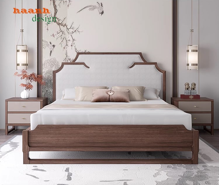 Giường ngủ gỗ tự nhiên