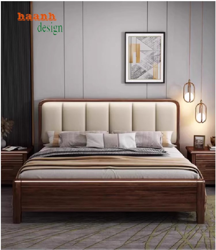 giường ngủ hiện đại gỗ tự nhiên