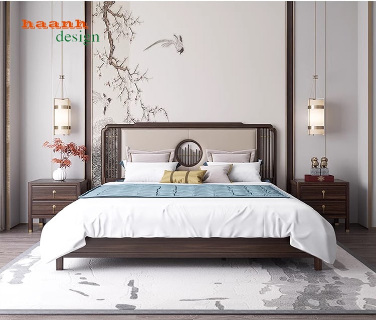 Giường ngủ gỗ tự nhiên