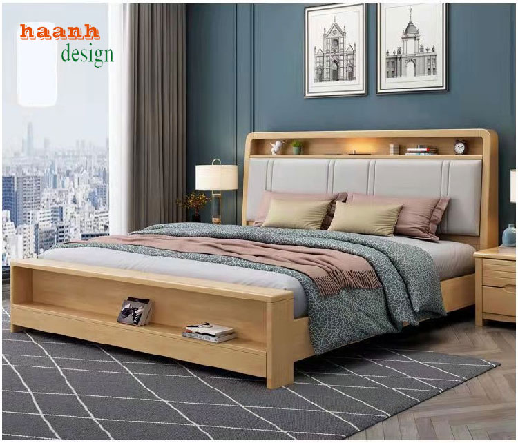 giường ngủ gỗ hiện đại