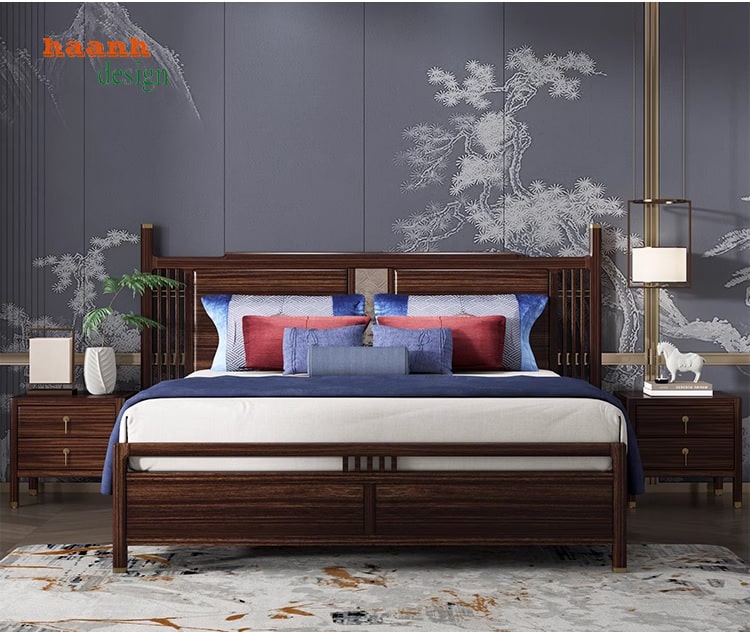 Giường ngủ gỗ tự nhiên