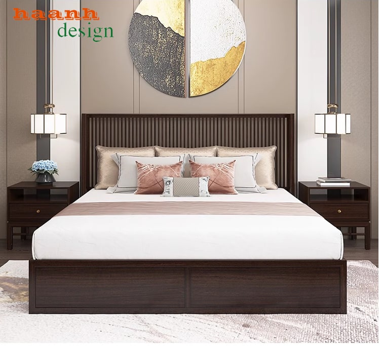 Giường ngủ gỗ tự nhiên