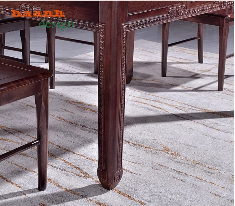 Bàn ghế ăn gỗ tự nhiên