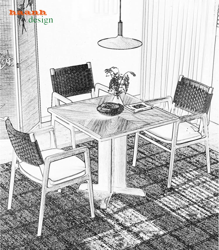 bàn ăn gỗ tự nhiên Hà Nội