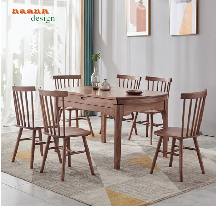 Bàn ăn thông minh mở rộng hiện đại