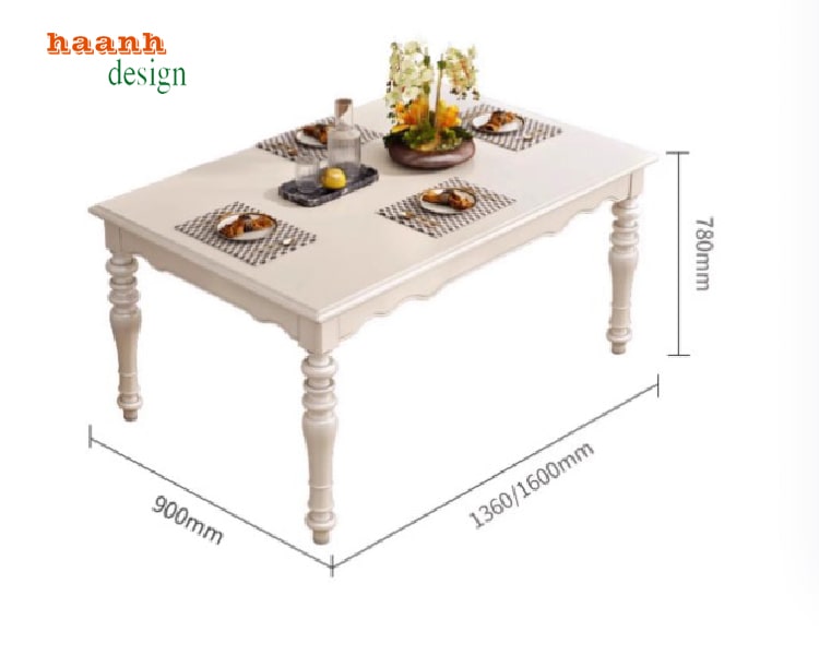 bàn ghế phòng ăn tân cổ điển