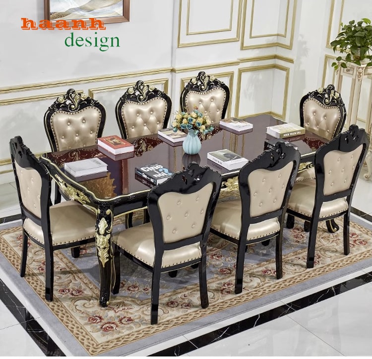 Bàn ăn tân cổ điển châu âu