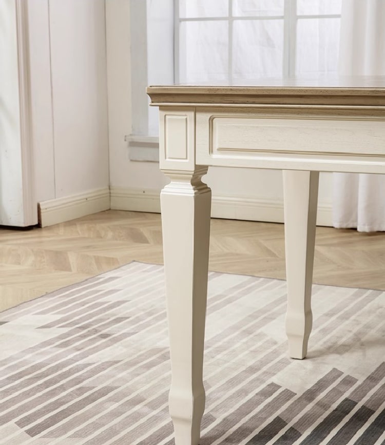 Bàn Ăn Tân Cổ Điển Gỗ Sồi