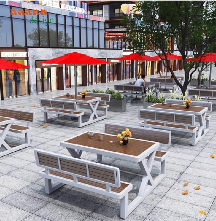 Bộ bàn ghế ngoài trời cho ban công nhỏ